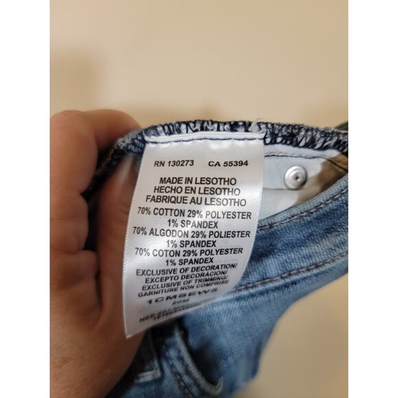 Lee NWT Womens Mid Rise Straight Leg Jeans Stretch Denim Regular Fit 20 Medium - Picture 7 of 8